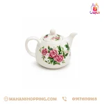 قوری چینی گل‌دار