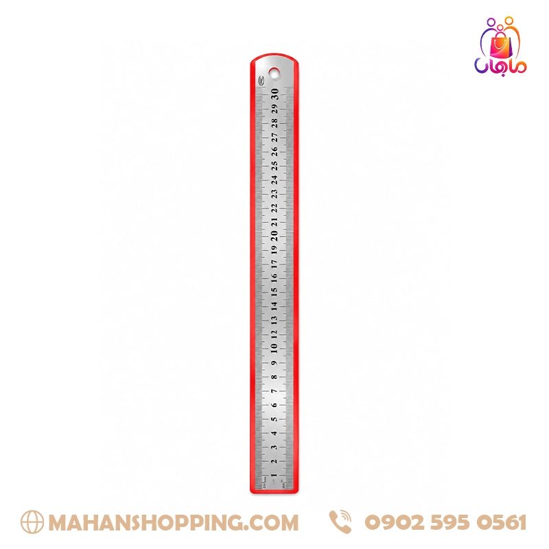 30cm Metal Ruler خط کش فلزی ۳۰ سانت