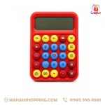 ماشین حساب فانتزی دکمه گرد مدل RZ8017MAX رنگ قرمز طرح گیمینگ