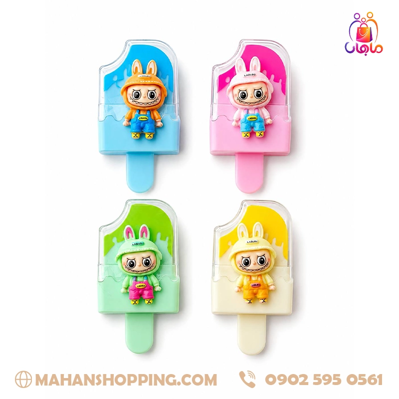 Labubu Ice Cream Eraser پاککن بستنی طرح لبوبو