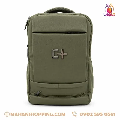 کوله پشتی c+ سبز تیره