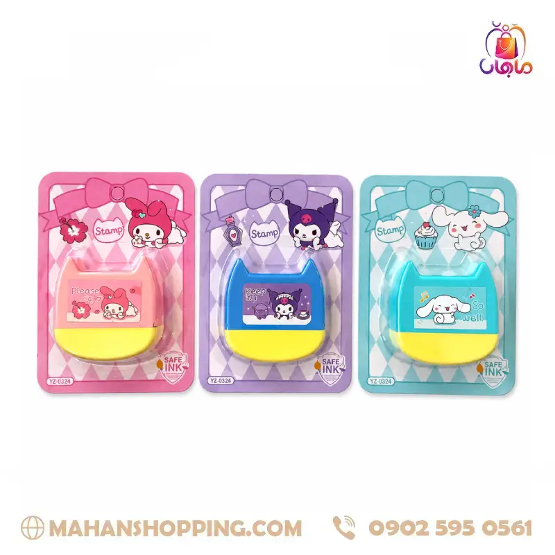 cute cartoon character self-inking stamp مهر فانتزی کیوتی کارتونی
