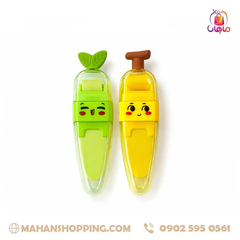 fruit roller eraser with roller cleaner پاک کن غلتک دار طرح میوه