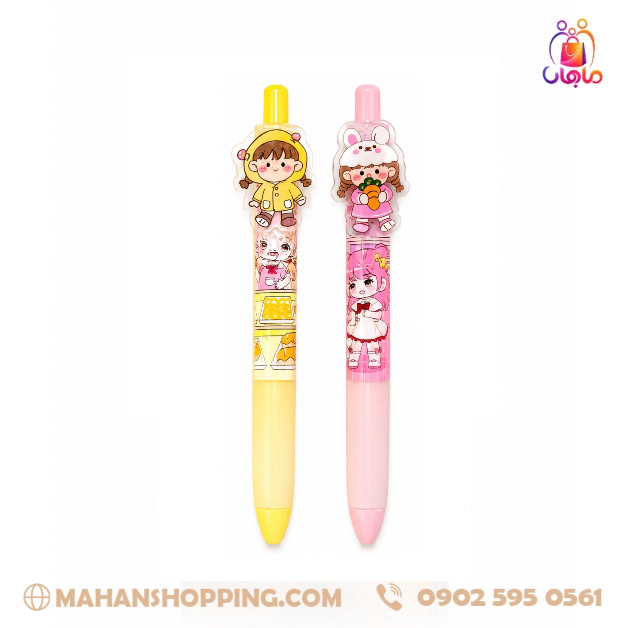 Pixel Retractable Ballpoint Pen خودکار فشاری پیکسلدار