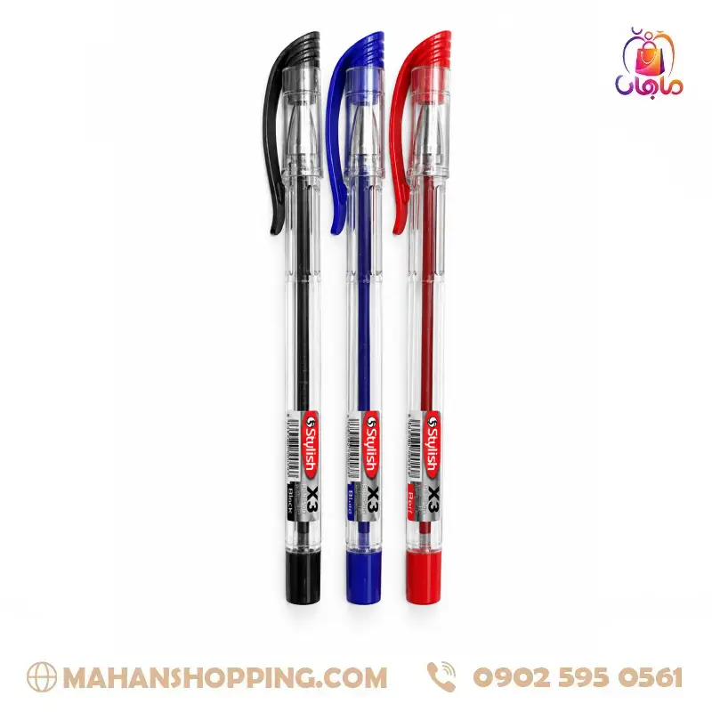 خودکار استایلیش X3 سه رنگ